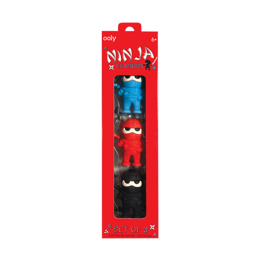 OOLY Ninja Erasers - package