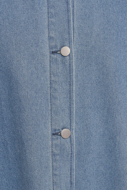 Petal and Pup USA OUTERWEAR Novan Oversized Shacket - Denim