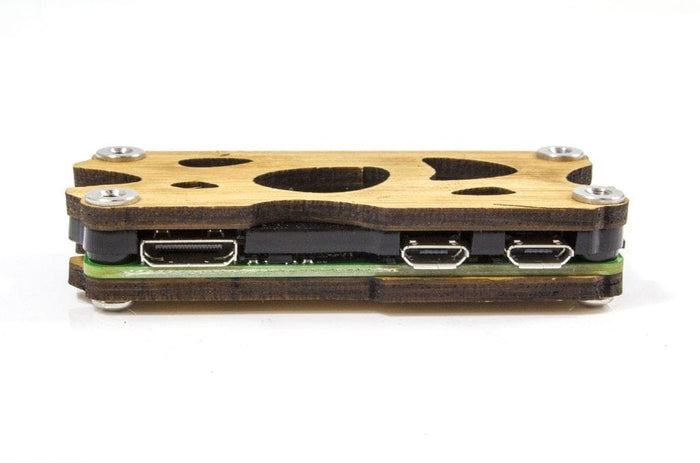 Nucleus Zero Raspberry Pi Zero Case - Bamboo by C4 Labs - The Pi Hut