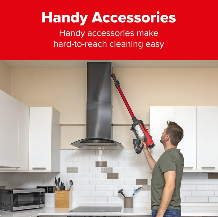 Numatic Henry Quick Cordless Stick Vacuum Cleaner - Red 916177