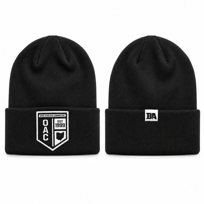 OAC Crest Patch Black Beanie