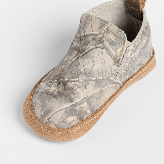 Oak Tree Camo Slip On Baby Shoe Slip On Soft Sole
