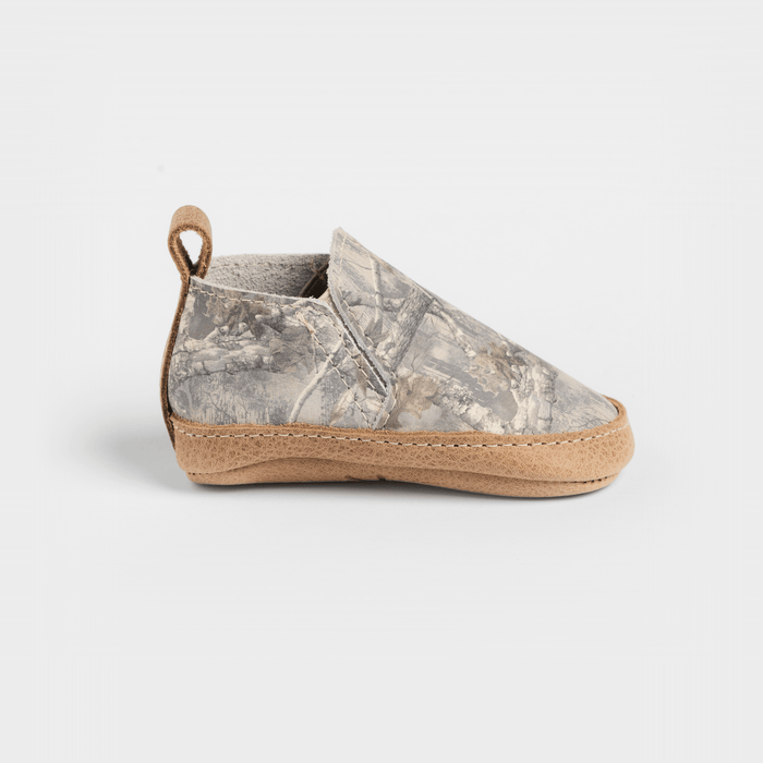 Oak Tree Camo Slip On Baby Shoe Slip On Soft Sole