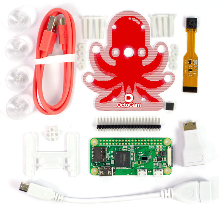OctoCam - Pi Zero W Project Kit [Discontinued] by Pimoroni - The Pi Hut