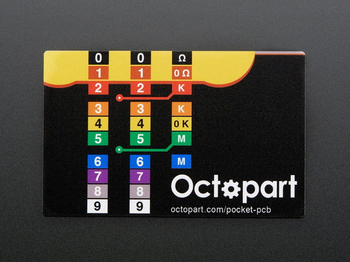 Octopart Pocket Electronics Reference PCB [Discontinued] by Adafruit - The Pi Hut