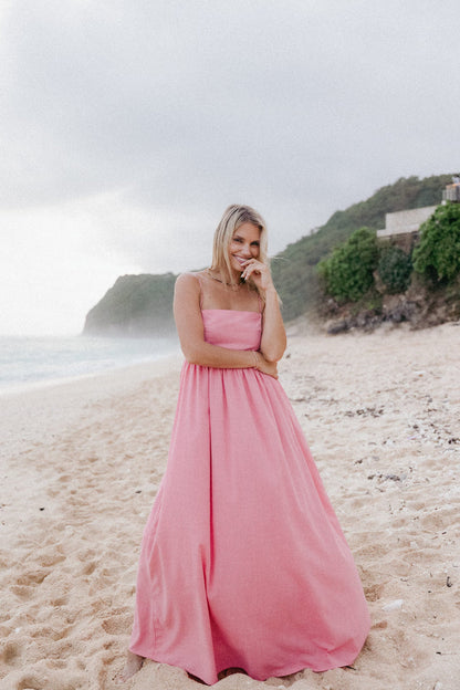 Petal and Pup USA DRESSES Odessa Maxi Dress - Coral