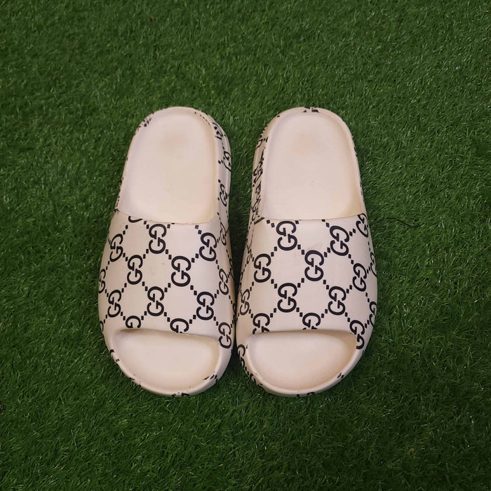 Off White Comfy Slippers - Maha fashions -  Women Footwear