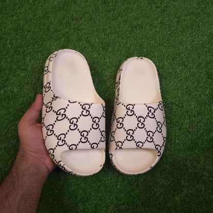 Off White Comfy Slippers - Maha fashions -  Women Footwear