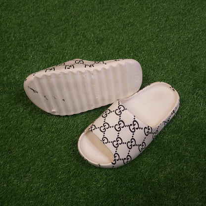 Off White Comfy Slippers - Maha fashions -  Women Footwear