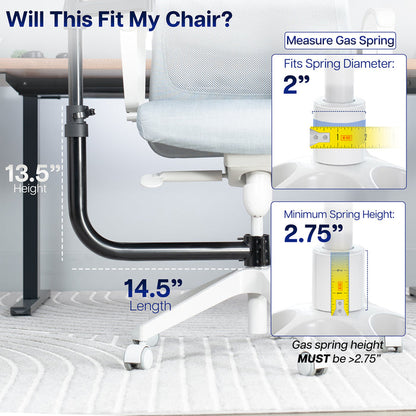 Office Chair Mounted Premium Keyboard Tray