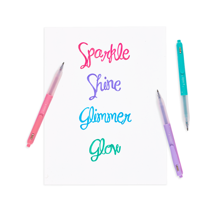 OOLY Oh My Glitter! Retractable Gel Pens color swatch