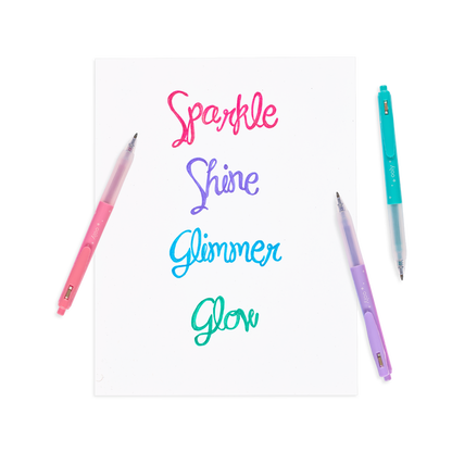 OOLY Oh My Glitter! Retractable Gel Pens color swatch