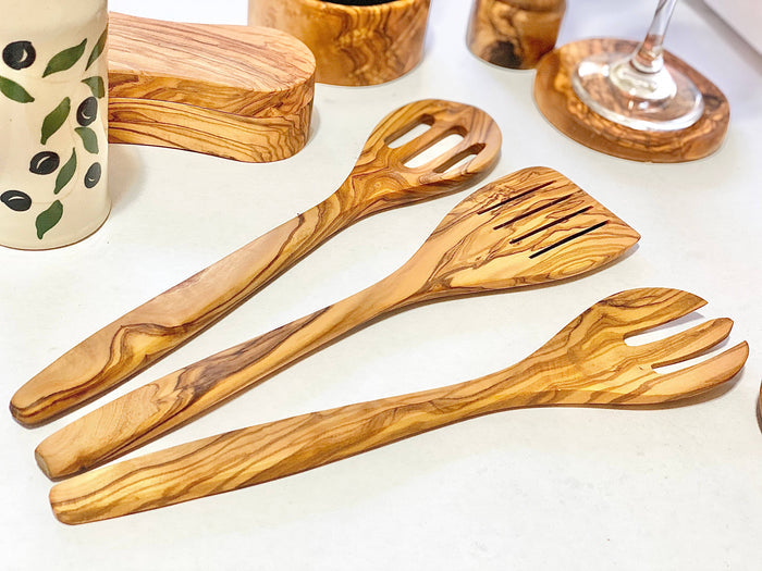 Olivewood Slotted Spoon