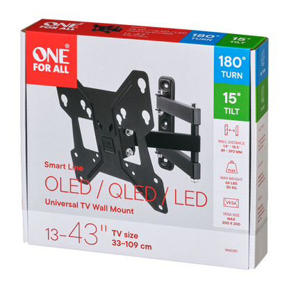 One For All TV Wall Mount for 13" - 43" TVs | WM2251