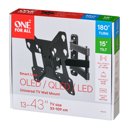 One For All TV Wall Mount for 13" - 43" TVs | WM2251