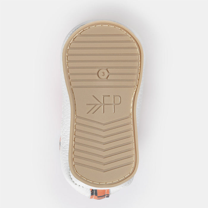Orange Flame Hot Wheels™ Slip On Baby Shoe Slip On Soft Sole
