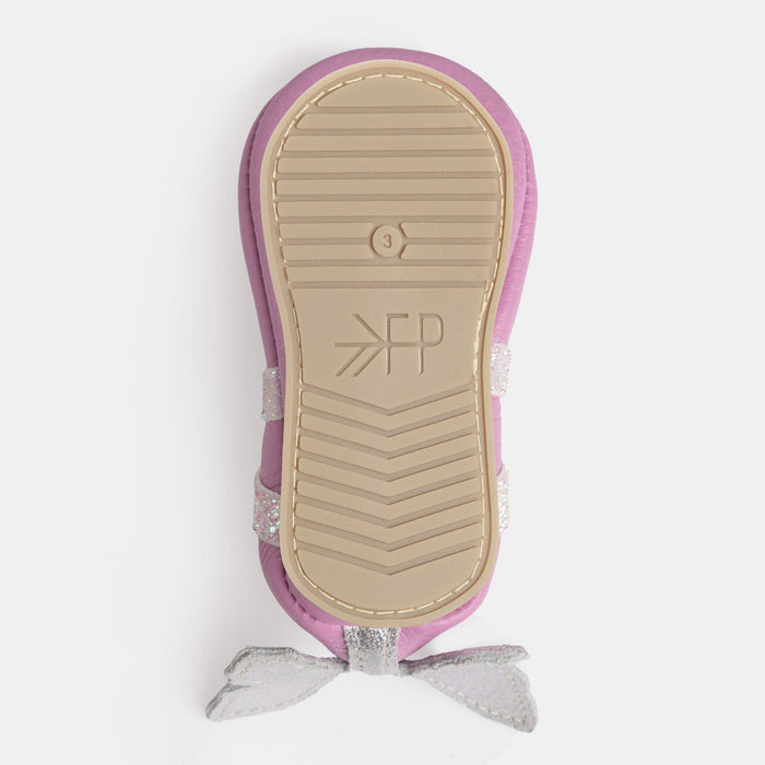 Orchid Flutterby Ballet Slipper Baby Shoe Ballet Slipper Soft Sole
