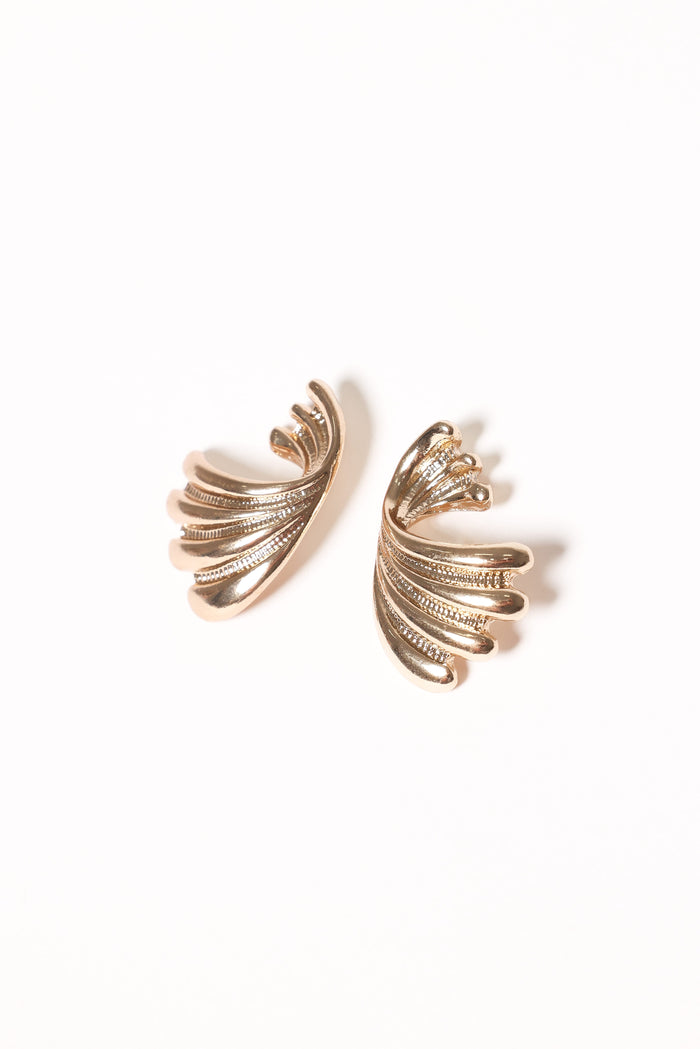 Petal and Pup USA ACCESSORIES Orla Earrings - Gold One Size