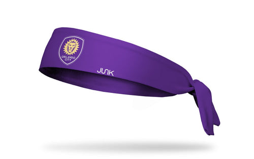 Orlando City: Logo Purple Flex Tie Headband - View 1