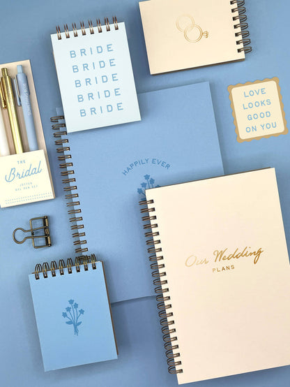 Our Wedding Plans Undated Weekly Planner Journal