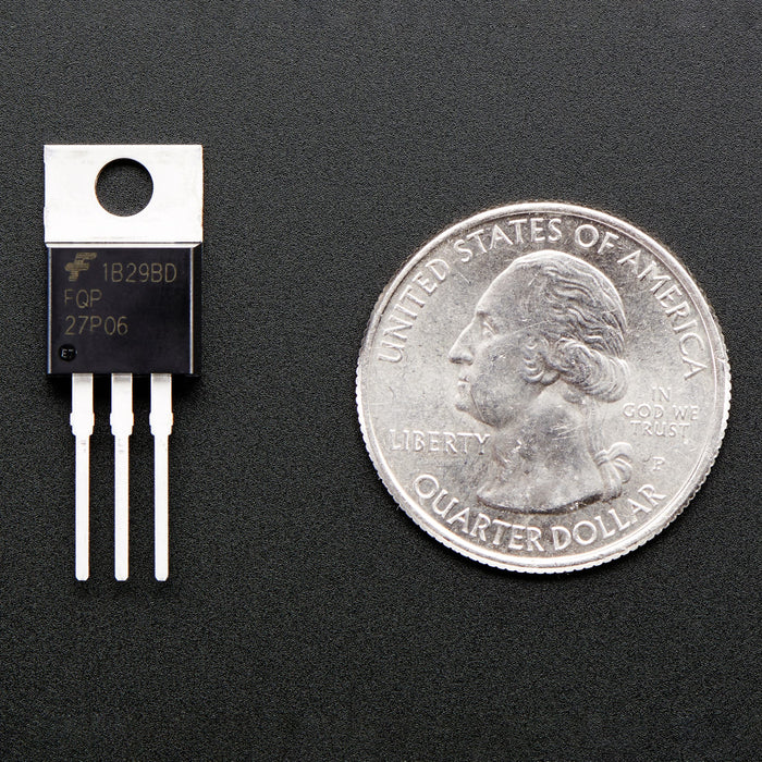 P-channel Power MOSFET - TO-220 Package (25A / 60V) by Adafruit - The Pi Hut