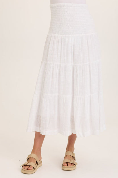 Wearables Paigene Gauze Tiered Skirt