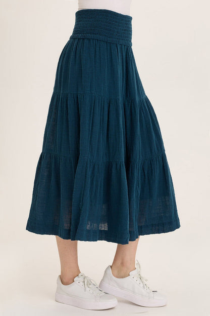 Wearables Paigene Gauze Tiered Skirt