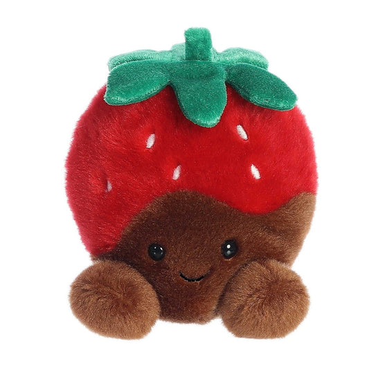 Palm Pals 5 Inch Valentino the Chocolate Strawberry Plush Toy - Owl & Goose Gifts