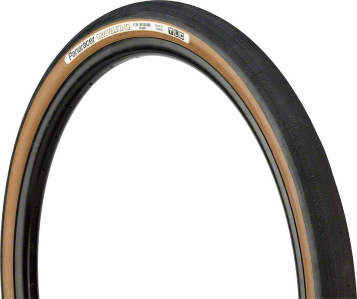 Panaracer Gravel King Gravel Tire Bike Black Tread Brown Sidewall 650BX48