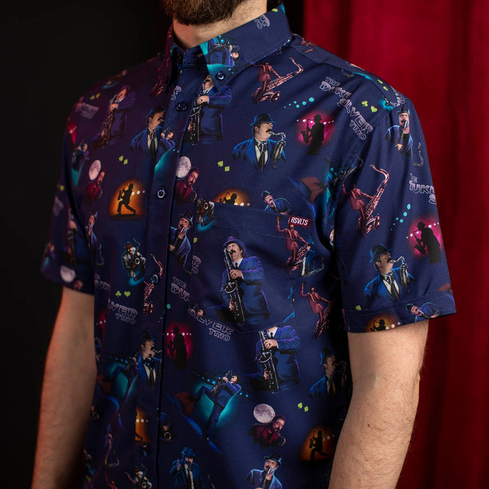 RSVLTS Parks and Rec Parks and Recreation “The Duke Silver Trio” – KUNUFLEX Short Sleeve Shirt