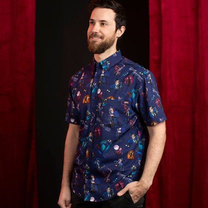 RSVLTS Parks and Rec Parks and Recreation “The Duke Silver Trio” – KUNUFLEX Short Sleeve Shirt