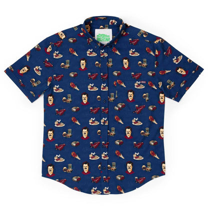 RSVLTS Parks and Rec Parks and Rec “Turf ‘n’ Turf” – KUNUFLEX Short Sleeve Shirt