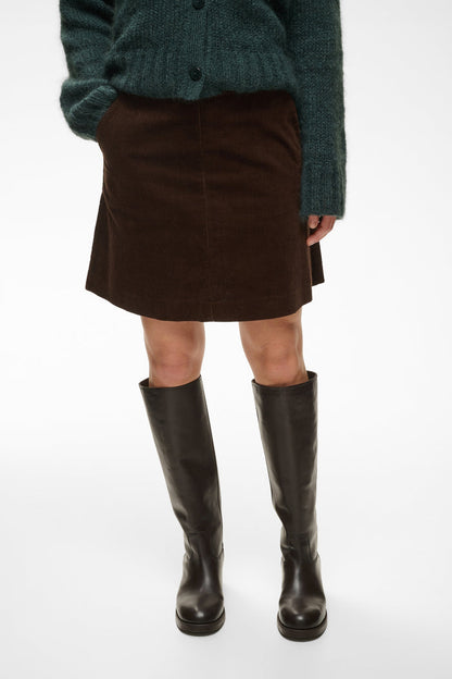 Part Two LingsPW Skirt Mole 30310896 brown skirt on model Shop Part Two at Dotique