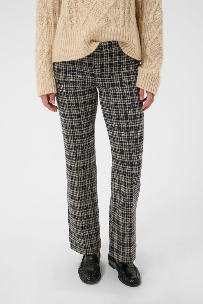 Part Two PontasPW Trousers Dark Navy Check 30305506 on model Shop Part Two at Dotique