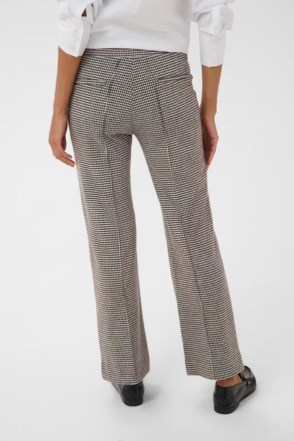 Part Two PontasPW Trousers Small Check 30305506 back view on model Shop Part Two at Dotique