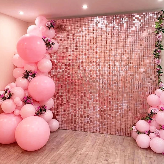 Party Background Glitter Look Curtain Glitter Backdrop Wedding - Party Decoration