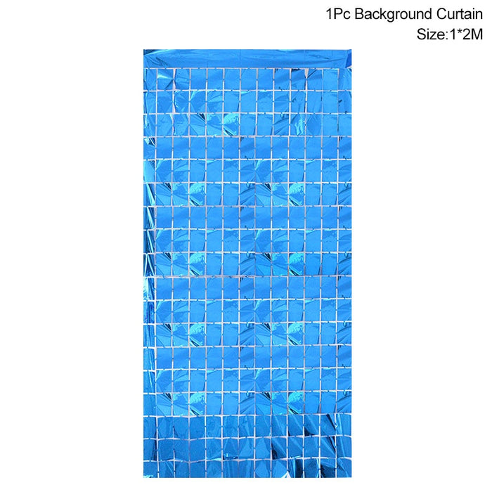 Party Background Glitter Look Curtain Glitter Backdrop Wedding - Party Decoration