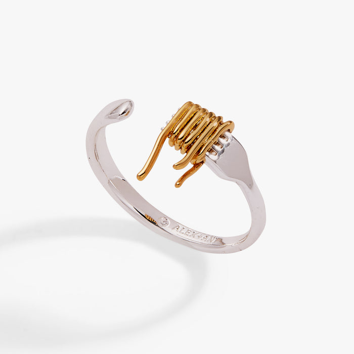 Pasta Girl Spaghetti Fork Ring