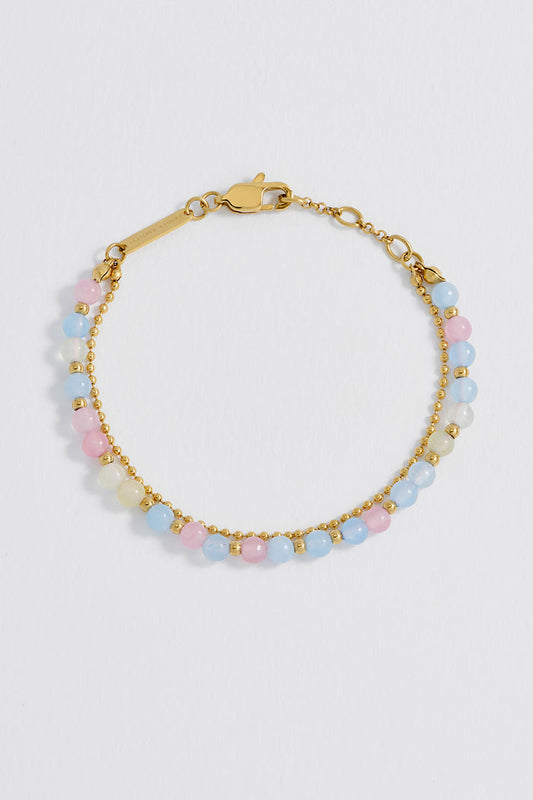 Pastel Multi Gemstone Duo Bracelet