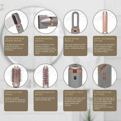Paul Anthony 'MACH 2' 1000w Blow & Style Multi-Styler