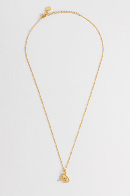 Pave Roller Skate Necklace