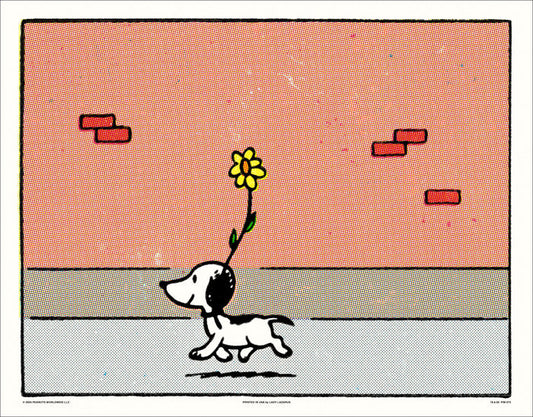 Peanuts First Appearance of Snoopy Poster