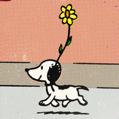 Peanuts First Appearance of Snoopy Poster