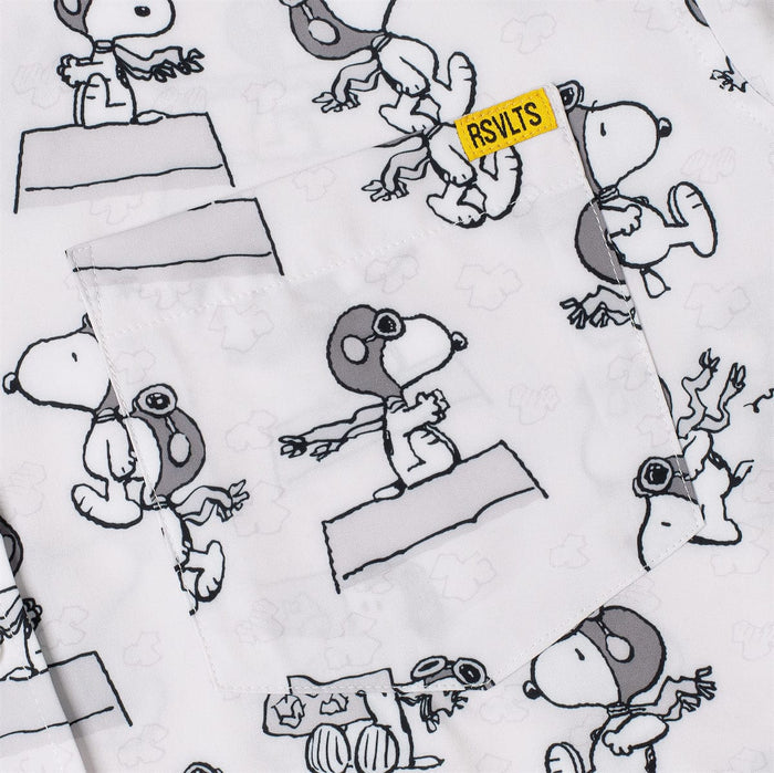 RSVLTS Peanuts Short Sleeve Shirt EVENTS Peanuts "The Flying Ace" – KUNUFLEX Short Sleeve Shirt