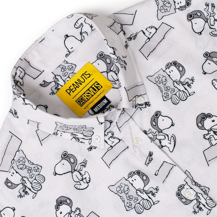 RSVLTS Peanuts Short Sleeve Shirt EVENTS Peanuts "The Flying Ace" – KUNUFLEX Short Sleeve Shirt