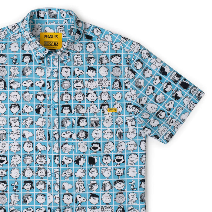 RSVLTS XS Peanuts Short Sleeve Shirt Peanuts "The Peanut Gallery" – KUNUFLEX Short Sleeve Shirt