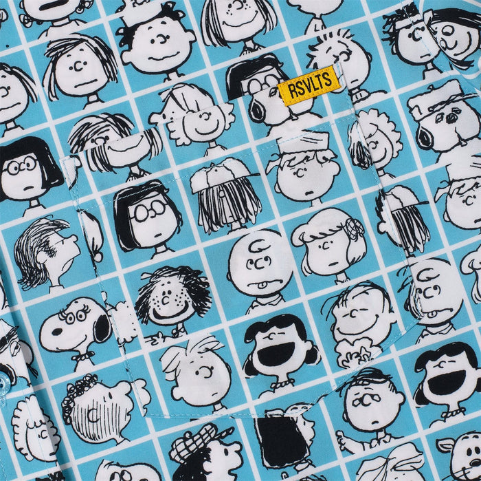 RSVLTS Peanuts Short Sleeve Shirt Peanuts "The Peanut Gallery" – KUNUFLEX Short Sleeve Shirt