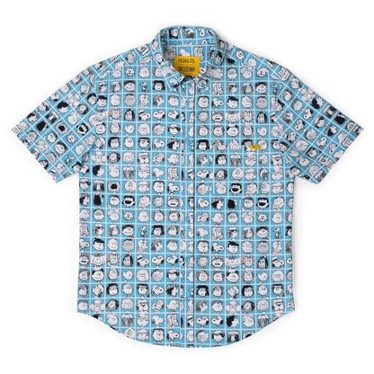 RSVLTS Peanuts Short Sleeve Shirt Peanuts "The Peanut Gallery" – KUNUFLEX Short Sleeve Shirt
