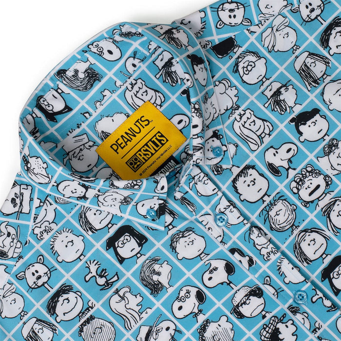 RSVLTS Peanuts Short Sleeve Shirt Peanuts "The Peanut Gallery" – KUNUFLEX Short Sleeve Shirt