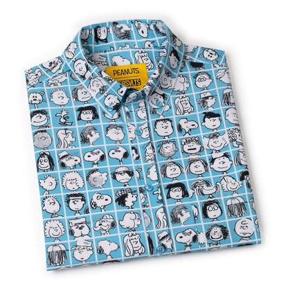 RSVLTS Peanuts Short Sleeve Shirt Peanuts "The Peanut Gallery" – KUNUFLEX Short Sleeve Shirt
